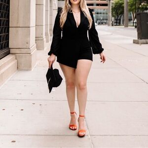 Dressy romper with shorts